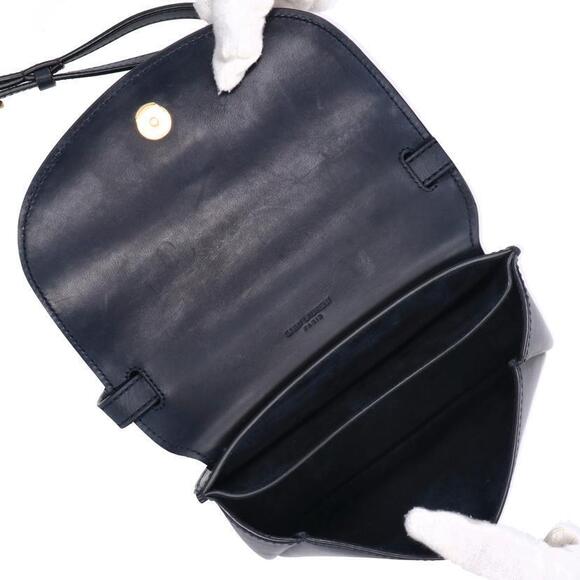 Saint Laurent Kaia crossbody bag navy blue leather - Picture 5 of 10